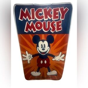 Disney Parks Mickey Mouse Blanket Throw Red Orange Blue. In Excellent Condition.